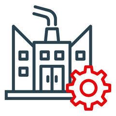 Obraz premium Manufacturing Icon