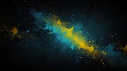 Obraz premium abstract blue and yelow background