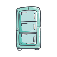 refrigerator icon, refrigerator vector illustration-simple illustration of refrigerator, perfect for refrigerator logos and icons