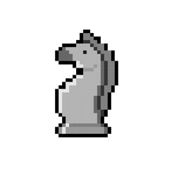 Fototapeta premium pixel chess