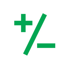 plus minus sign