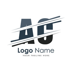 initial monogram logo with letter style design