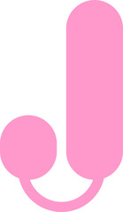 Initial Letter J Logo Element