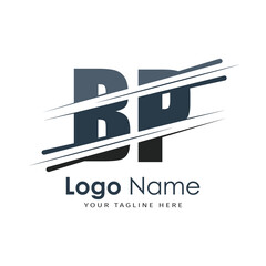 Fototapeta premium initial monogram logo with letter style design