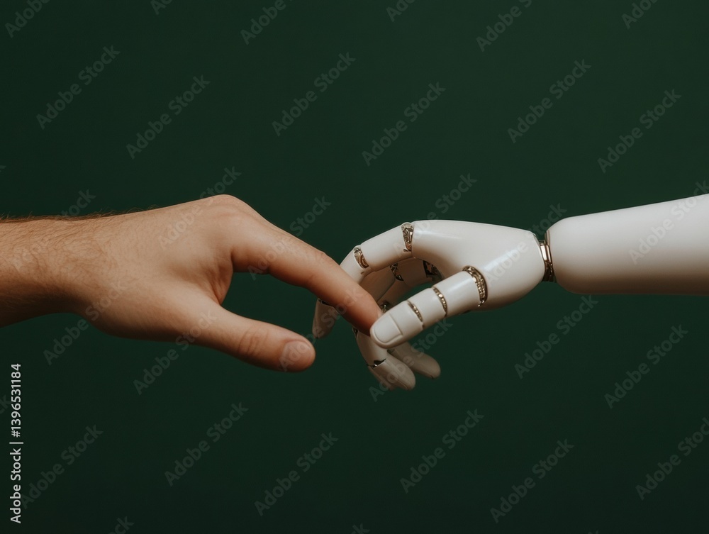 Poster Neurotech Harmony Human-AI Digital Convergence in Minimalist Robotic Interaction - Empathetic Technology Bridging Organic and Synthetic Connections