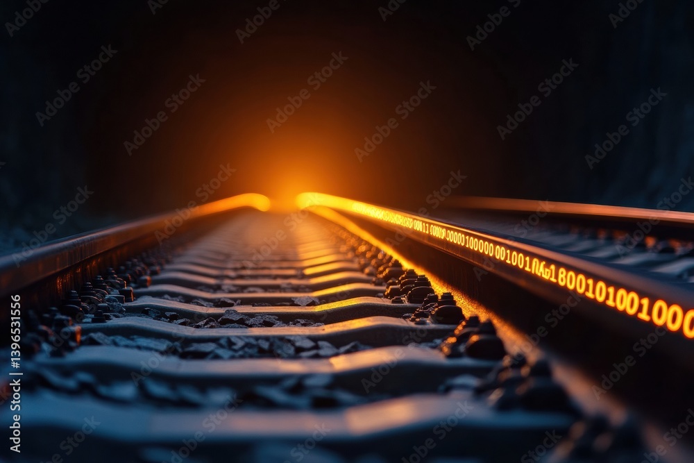 Poster Digital Infrastructure Reimagined AI-Powered Railway Transformation with Cyber-Physical Data Networks - Intelligent Transportation Systems Visualization