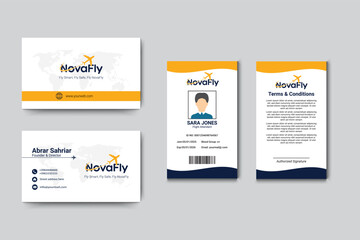 Modern ID card and Business Card Design