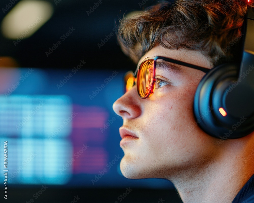 Poster Immersive Digital Burnout Gen Z Tech Workers Emotional Resilience in Hyperconnected Workspace - Wellness and Performance Optimization Insights
