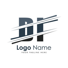 initial monogram logo with letter style design