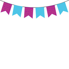 Obraz premium Cute Party Banner