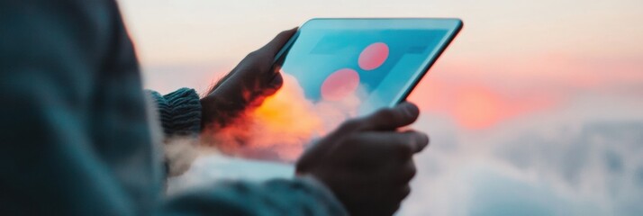 Minimalist FinTech Sunrise Interactive Digital Mortgage Application with Soft Pastel UI, Empowering Next-Gen Financial Autonomy and Mobile Banking Innovation