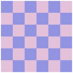 パステルカラーの市松模様