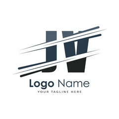 initial monogram logo with letter style design