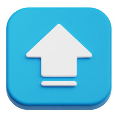 app user interface 3d icon isolated on the transparent background