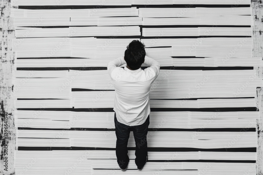Aufkleber digital burnout and creative block millennial designers minimalist struggle with post-analog graphic