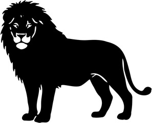 Lion Shilouette Vector Illustration