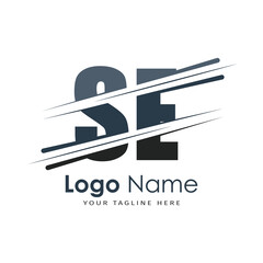 initial monogram logo with letter style design