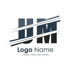 initial monogram logo with letter style design