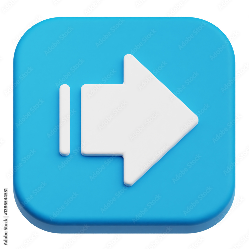 Fototapete app user interface 3d icon isolated on the transparent background