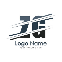 initial monogram logo with letter style design