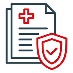 Fototapeta premium Health Insurance Icon