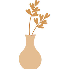 Aesthetic Leaves Vase