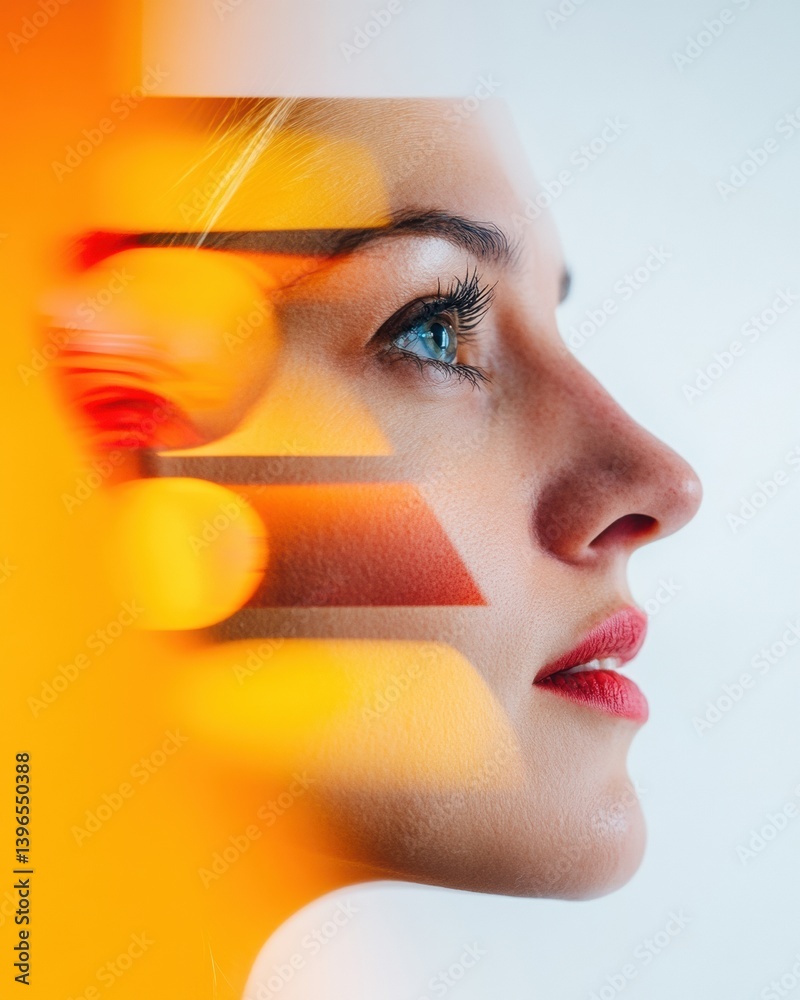 Poster vibrant digital identity gen z creative vision in motion - innovative aesthetic design exploring emo