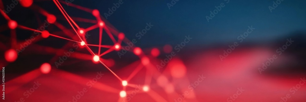 Poster Futuristic Urban Connectivity AI-Powered Network Visualization Revealing Smart City Infrastructure Dynamics in High-Resolution Digital Transformation