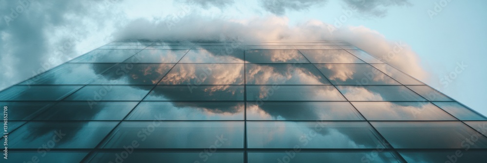 Aufkleber climate crisis visualization immersive meteorological data monitoring with advanced glass architectu
