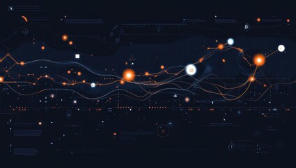 Futuristic data visualization