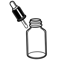 vector illustration of a medicine bottle
