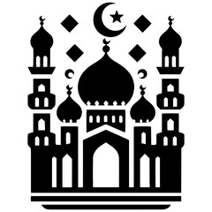 Stunning mosque architecture blending artistic symmetry with detailed ornamentation