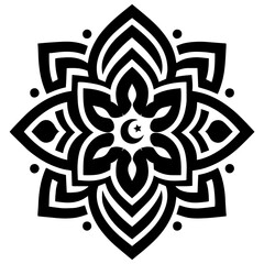 Graceful mandala design capturing artistic floral symmetry and abstract creativity