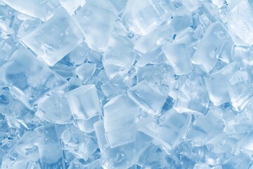 Obraz premium Ice blue plain frosted background minimal lighting effects for medical graphics healthcare brochures and clean tech visuals