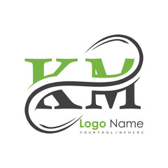 initial monogram logo with letter style design