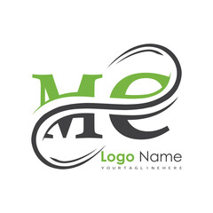 initial monogram logo with letter style design