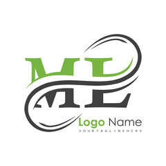 initial monogram logo with letter style design