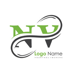 initial monogram logo with letter style design