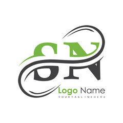 initial monogram logo with letter style design