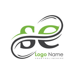 initial monogram logo with letter style design
