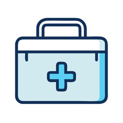 Fototapeta premium First Aid Kit Representing Medical Assistance Icon Design
