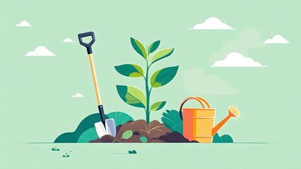 vector illustration of nature