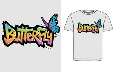 Butterfly T Shirt Design