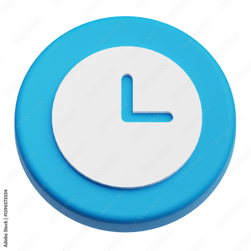 Poster app user interface 3d icon isolated on the transparent background