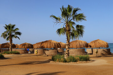 Plaża w El Gouna nad Morzem Czerwonym – Egipt © alinazien