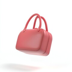 Stylish Pink Handbag Floating in Mid-air for Fashion and Accessories