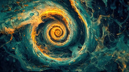 Obraz premium Swirling Abstract Patterns of Colorful Energy and Light