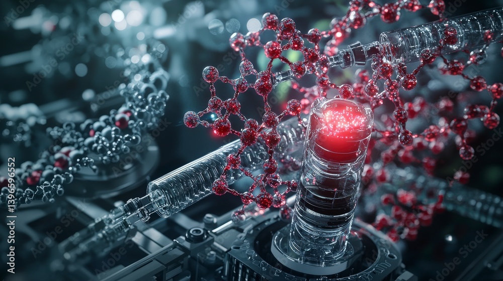 Aufkleber future genetic engineering breakthroughs in technology laboratory digital art sci-fi environment mac