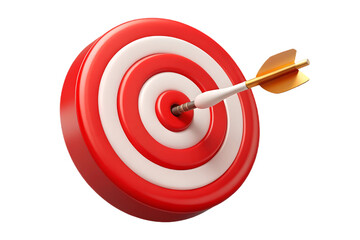 Bullseye Target with Arrow