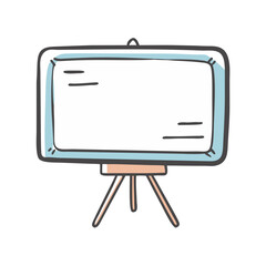 whiteboard icon, whiteboard vector illustration-simple illustration of whiteboard, perfect for whiteboard logos and icons